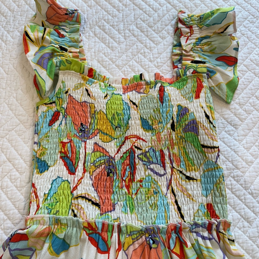 Karlie Orange Red Maxi Sundress - Picture 4 of 11